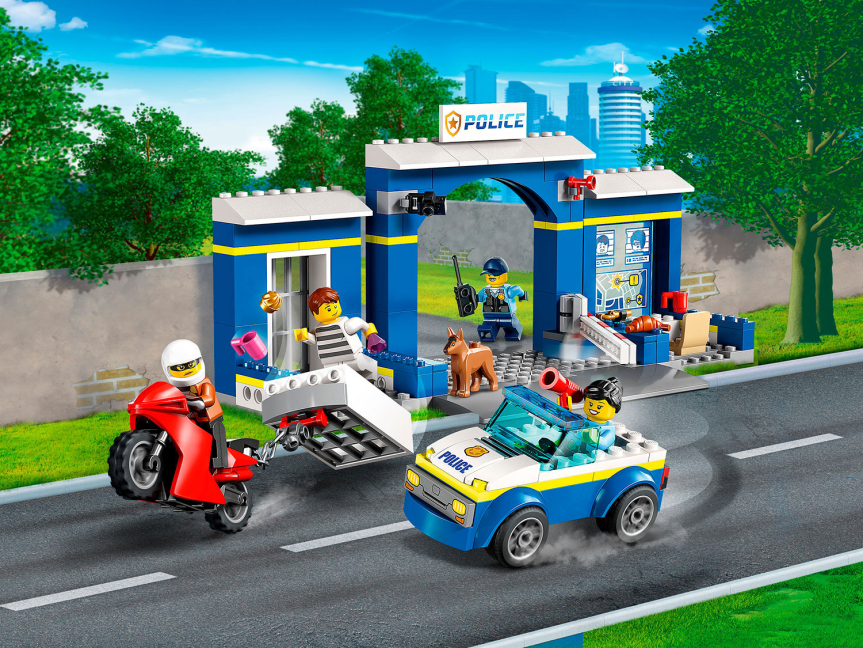 Конструктор Lego City Побег из полицейского участка