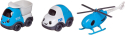 Грузовик Junfa с машинками и запчастями, набор, 48,5х19,5х11,5 см, голубой