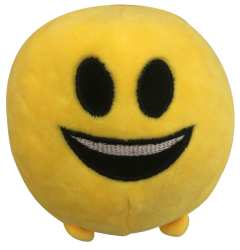 Мягкая плюшевая игрушка (Эмоции), диаметр 11 см (улыбка)