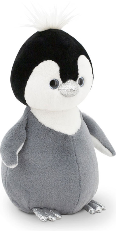 Мягкая игрушка Пушистик Пингвинёнок Orange Toys, 35 см, серая