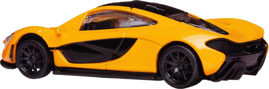 Машина McLaren P1, металлическая, 1:43, желтая