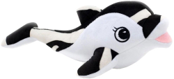 Игрушка мягконабивная Дивале Дельфин, бело-чёрный, 36 см