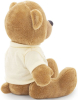 Игрушка мягконабивная Медведь Топтыжкин, звезда, коричневый, 17 см