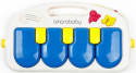 Каталка-ходунки Amarobaby Play Way 2 в 1 с развивающим ковриком и встроенной игровой панелью, синяя