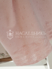 Плед Ажур с рюшей Наследник Выжанова розовый 90х90 см