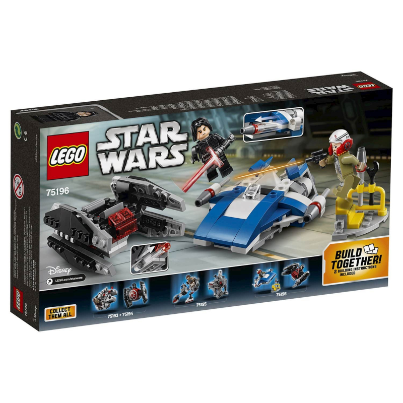 Конструктор LEGO Star Wars 75196 Истребитель типа A против бесшумного истребителя СИД
