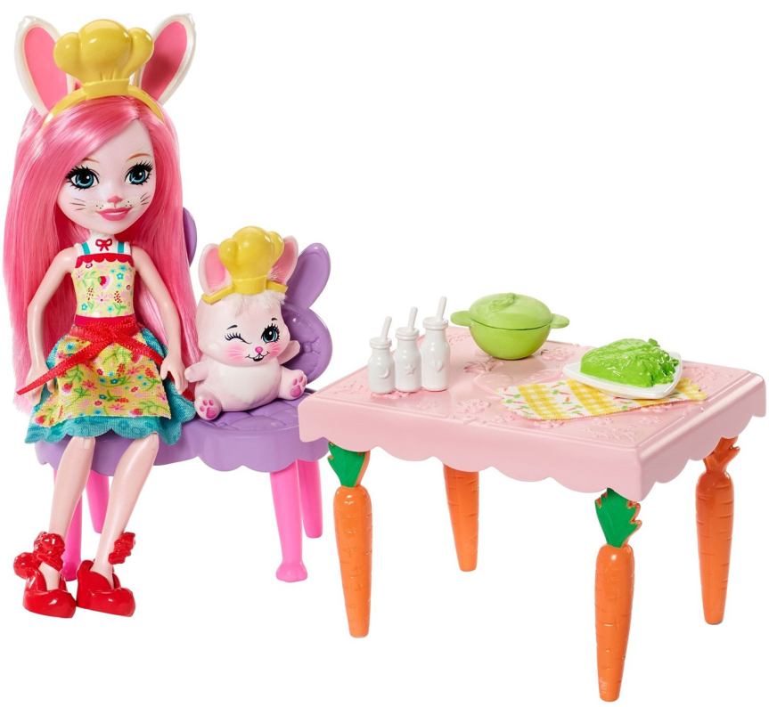 Игровой набор Mattel Enchantimals Kitchen Fun FRH47