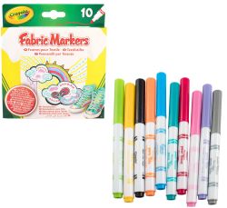 Фломастеры для росписи ткани Crayola 10 штук