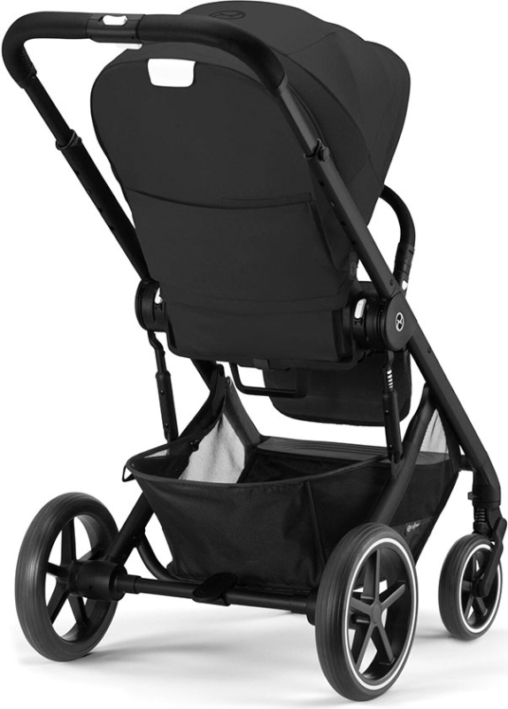 Детская коляска Cybex Balios S Lux BLK Moon Black с дождевиком