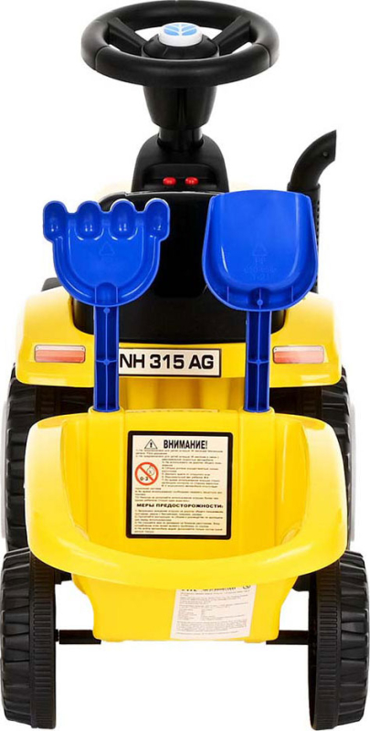 Каталка Трактор New Holland, Ningbo Prince, жёлтая