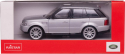 Машина металлическая Range Rover Sport, масштаб 1:43, серебряная