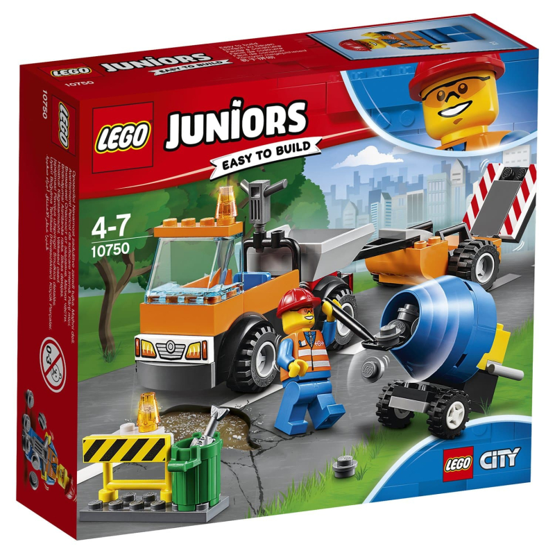Констурктор Lego Juniors Грузовик дорожной службы 10750