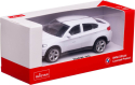 Машина металлическая BMW X6, масштаб 1:43, белая