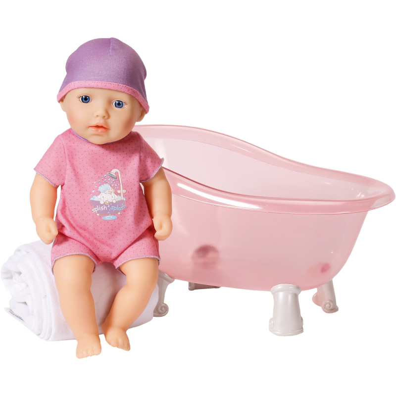 Игрушка my first Baby Annabell Кукла твердотелая с ванночкой, 30 см, дисплей