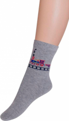 Носки детские Para socks N1D11 серый меланж 14