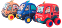 Набор машин Happy Snail Pull back cars (20HS01CRS), красный/синий/желтый