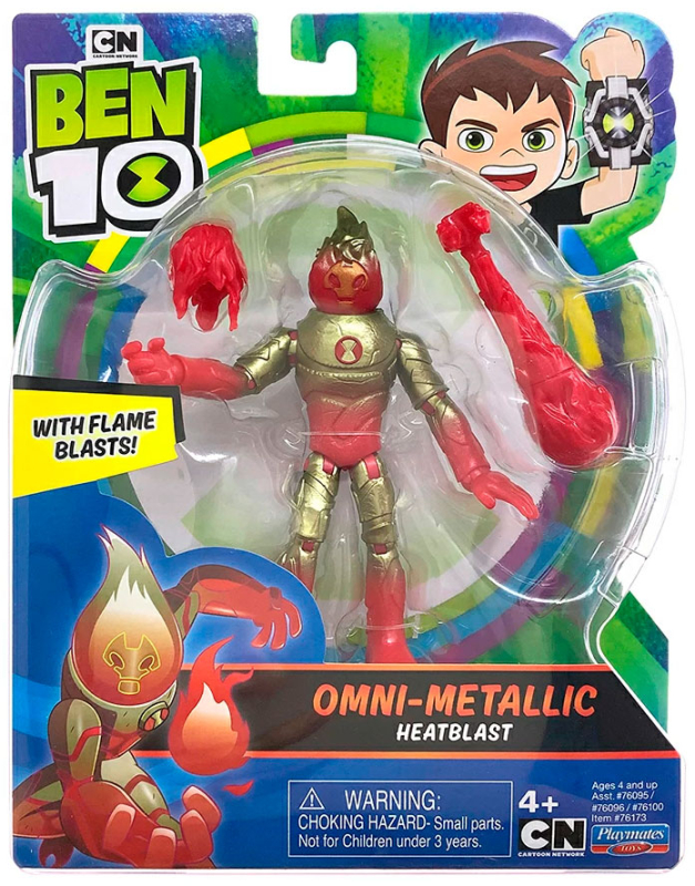 Фигурка Ben-10 Человек-огонь «Металлик» 12,5 см