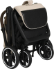 Прогулочная коляска детская Matrix Pituso Cappuccino New, большие колеса, чехол на ножки
